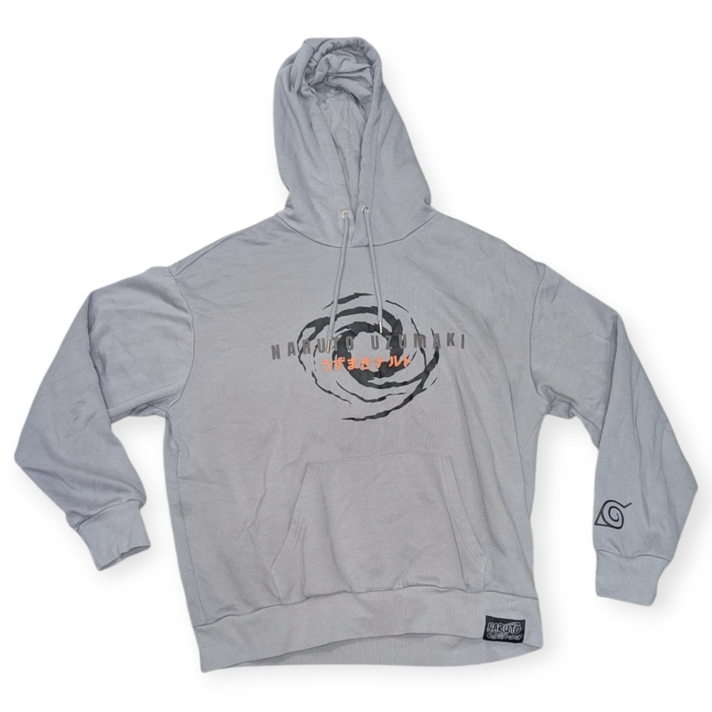 Naruto Hoodie 07 With Big Back Hit of Naruto Uzumakie Size Large